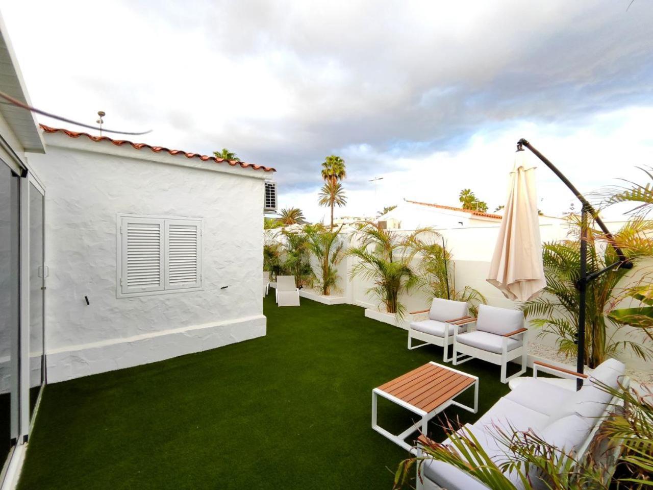Bungalow "Bahia Azul" Playa del Ingles  Bagian luar foto